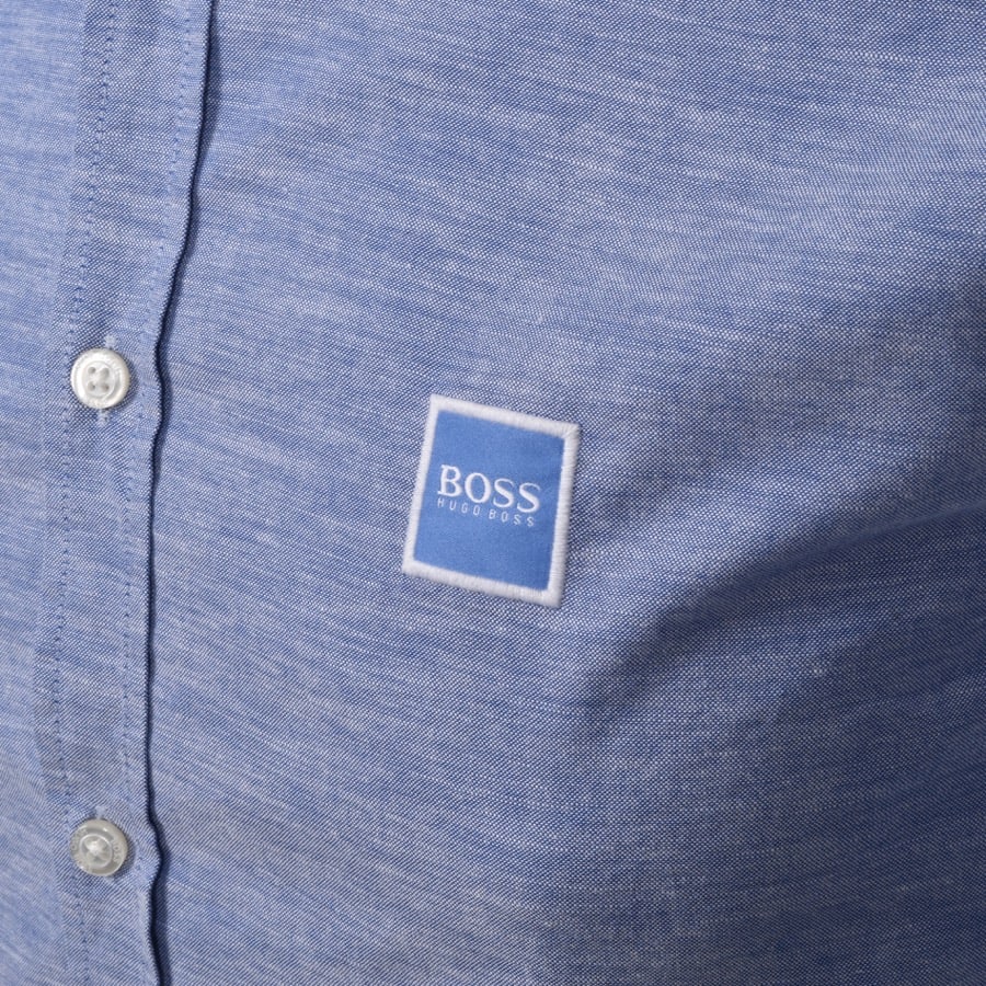 Alternative Image for ProductBOSS Mabsoot Long Sleeved Shirt Blue3